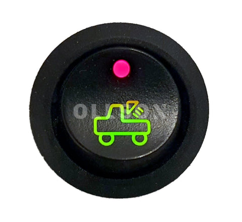 Schakelaar Werklamp achter symbool / logo Groen 20A 14V